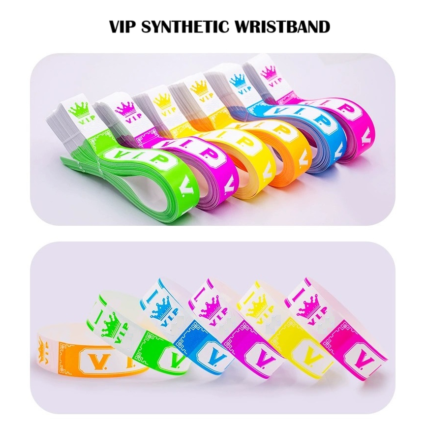 Event / Party / Theme Park Wristband VIP (10 pcs) Waterproof for event party one time use
