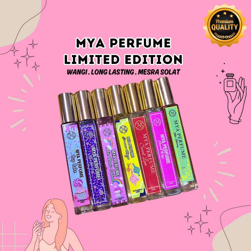 MYA Perfume Edisi Raya 2024 | Sinaran Raya | Sundae Ice | Sweet Love | Secret Rose | Adik Manis | Like Cherry | Cupcake