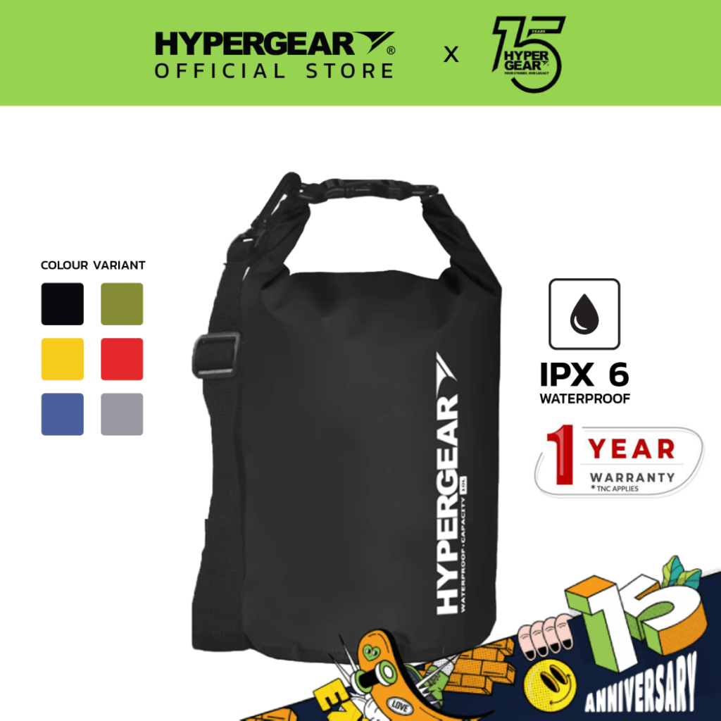 Hypergear Waterproof Dry Bag (10L)