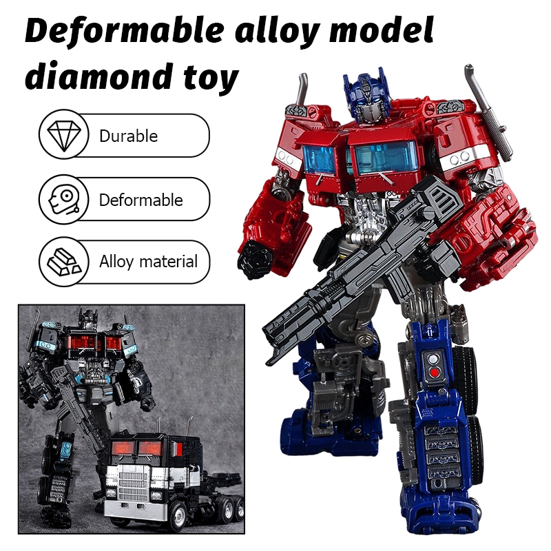 Transformerbot Robot Toy Optimus Sentinel Prime Bumblebee Red Mamba lego toy model car Autobot Model Transform Kids Toy