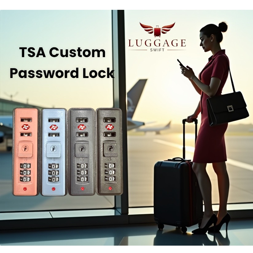 LUGGAGE ACCESSORIES SWIFT TSA Lock Padlock Anti-theft Luggage Protection Security Safely Code Lock