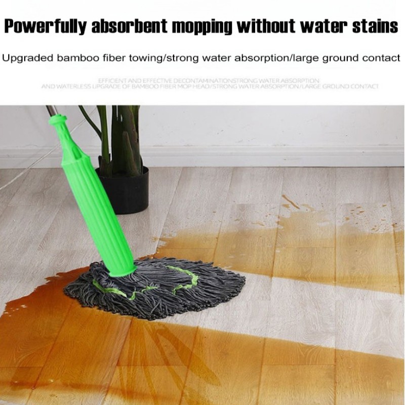 Twist Mop With Wringer Microfiber Strip For Floor Cleaning Wringing Mop Self Squeeze Mop Keep Hand Clean Mop Lantai 经典地拖