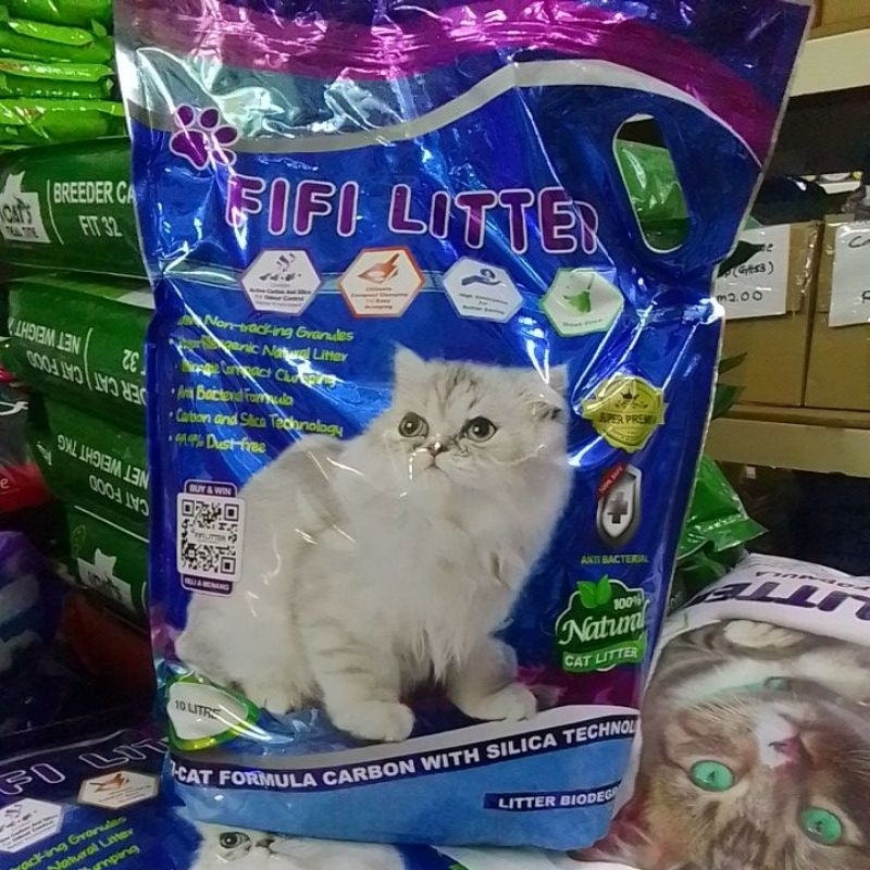 FIFI LITTER 10L WITH SILICA TECHNOLOGY