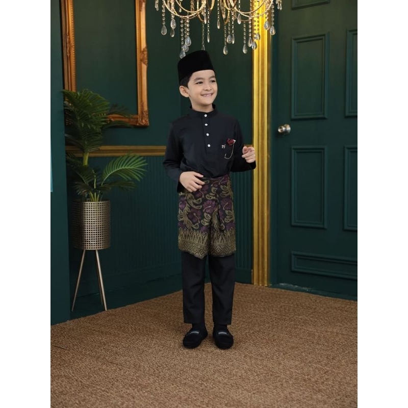 Baju melayu Budak slim fit traditional wear for kids exclusive design from Al Haram Fashion