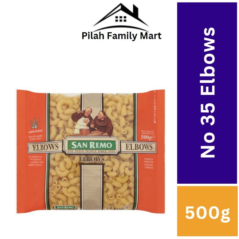 Elbows No 35 SAN REMO Pasta 500g