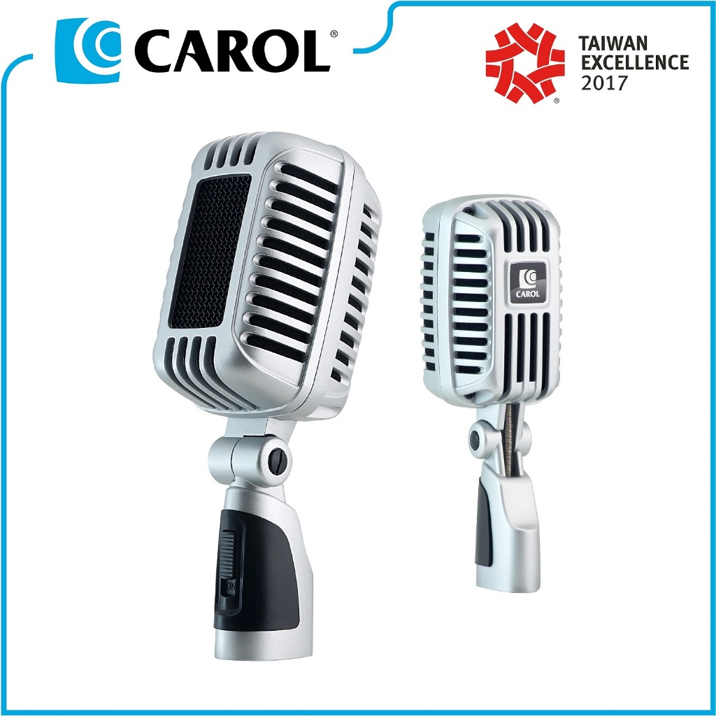 CAROL CLM-101 Vintage microphone Retro microphone Dynamic microphone Live Stage Microphone Taiwan