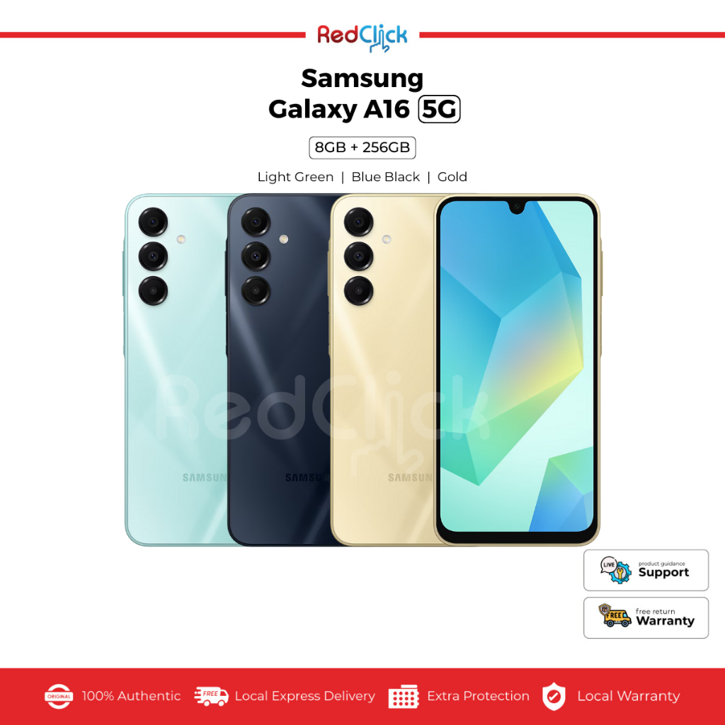 (HOT) Samsung Galaxy A16 5G/A166P (8GB+256GB) Original Samsung Smartphone Malaysia Set