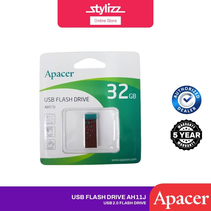 Apacer AH11J USB Flash Drive 32GB USB 2.0