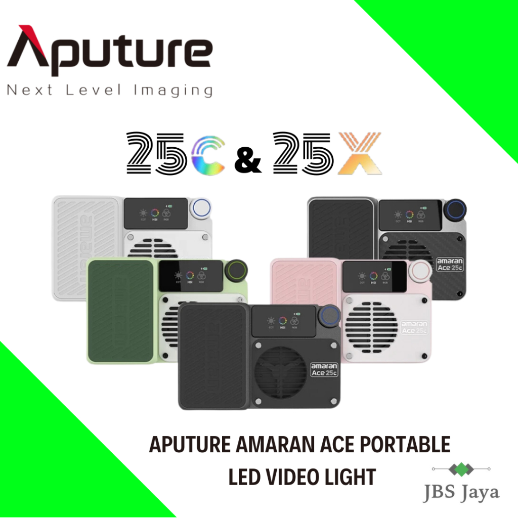 Aputure Amaran Ace 25x & 25c Portable LED Video Light (Good for Make Up/ Make Up Led Light))