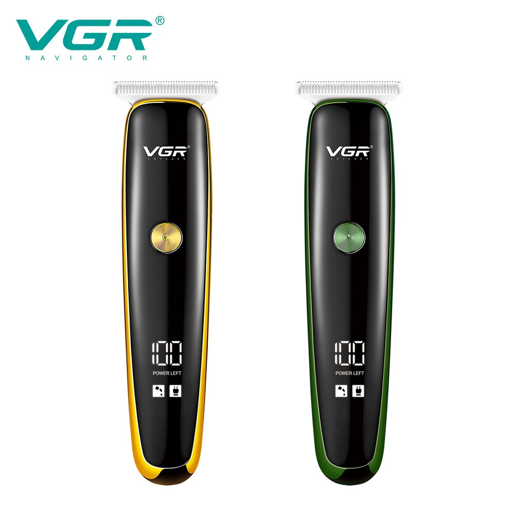 VGR V-966 Zero Adjustable Professional Rechargeable Hair trimmer Metal Barber Use Electric Hair Clipper V966