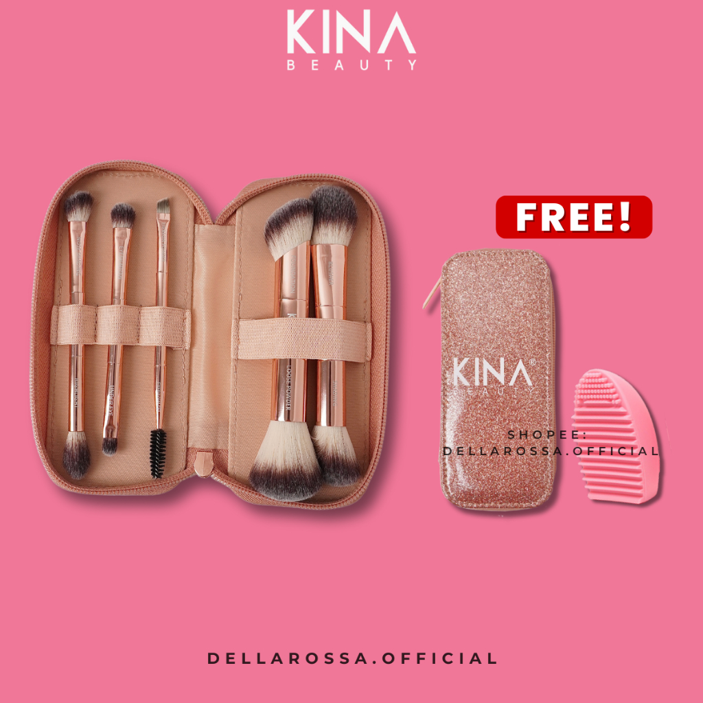 Kina Beauty Mini Brush Set Original HQ Ready Stock