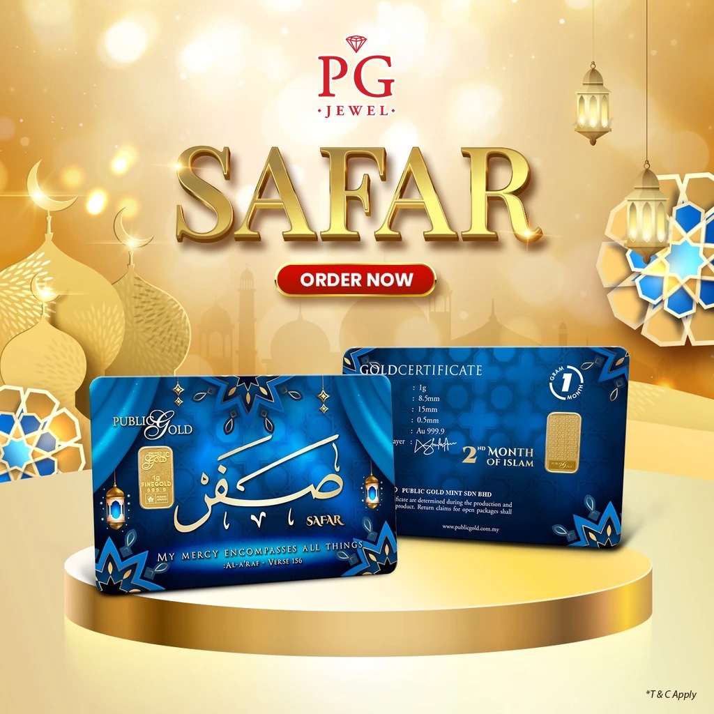 Public Gold Bullion Bar 1g (Au 999.9) - Safar