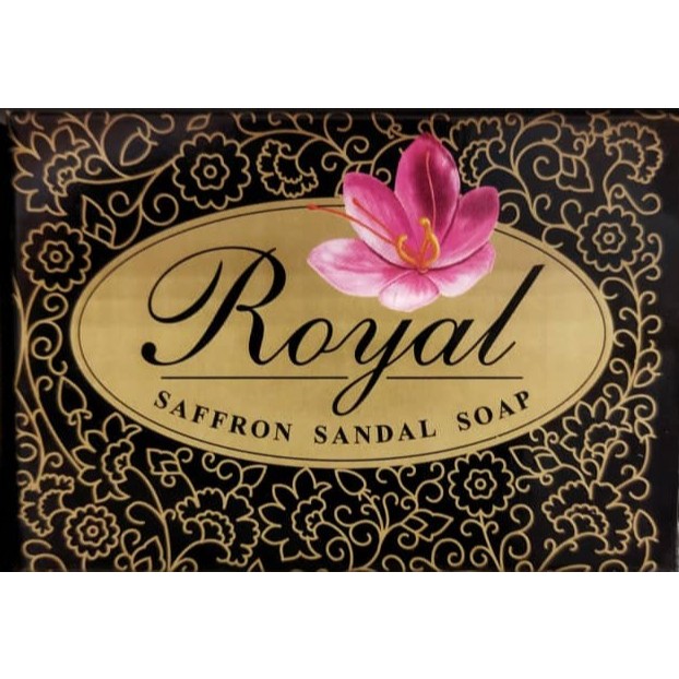 Royal Saffron Sandal Soap 75g (1 piece)
