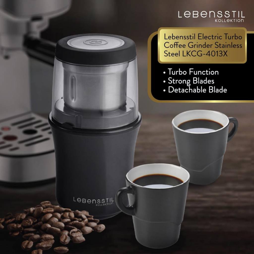 Lebensstil Kollektion Electric Turbo Coffee Grinder | LKCG-4013X