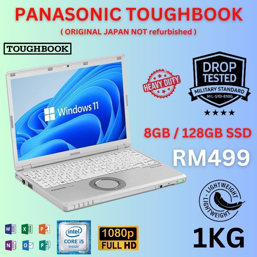 Memorysolution Mémoire (Panasonic ToughBook CF-53 MK2, 1 x 8GB