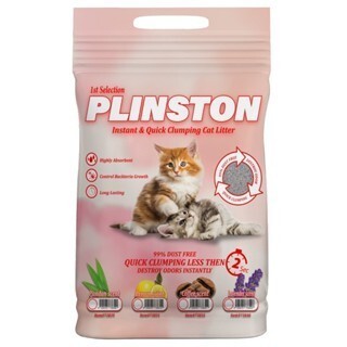 3kg Plinston Cat Litter Instant & Strong Clumps Less Than 2 Second 99% No Dust