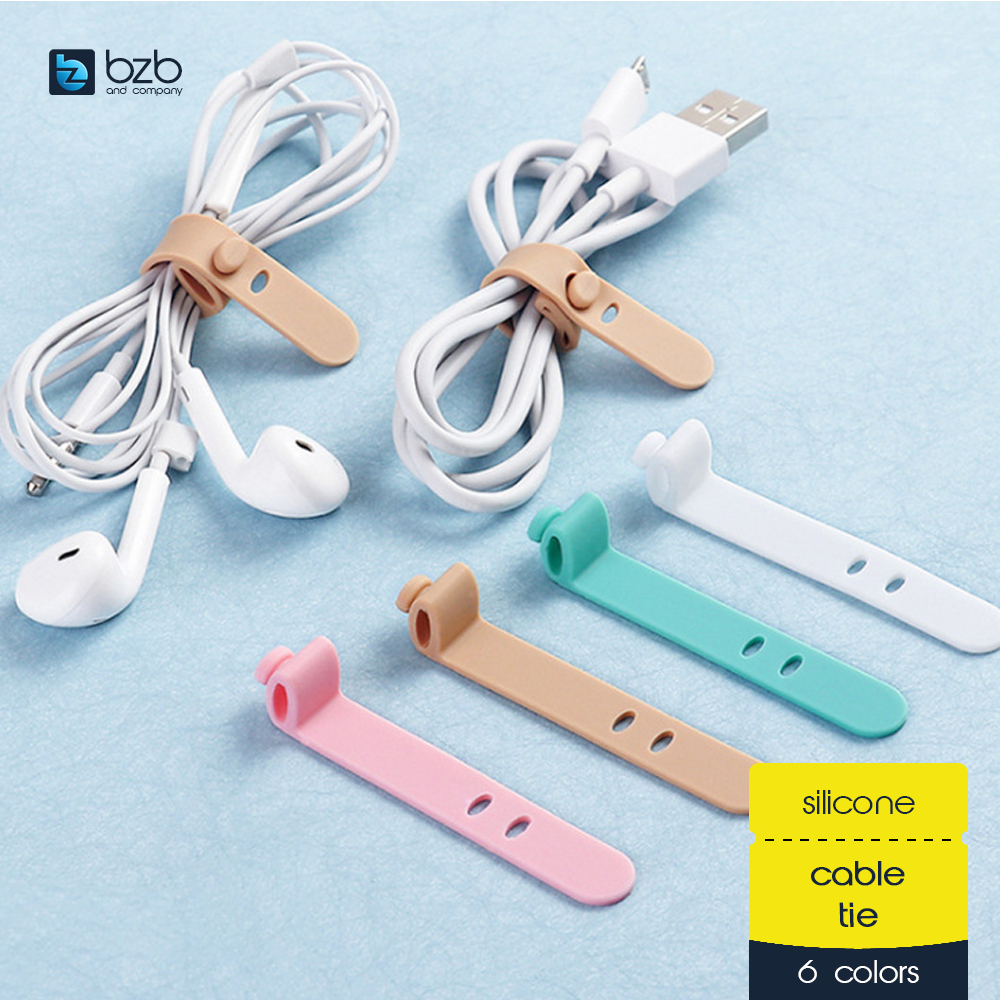Silicone Cable Winder Tie Wire Winder Cord Organizer USB Earphone Data Line Charger Holder 硅胶绕线器