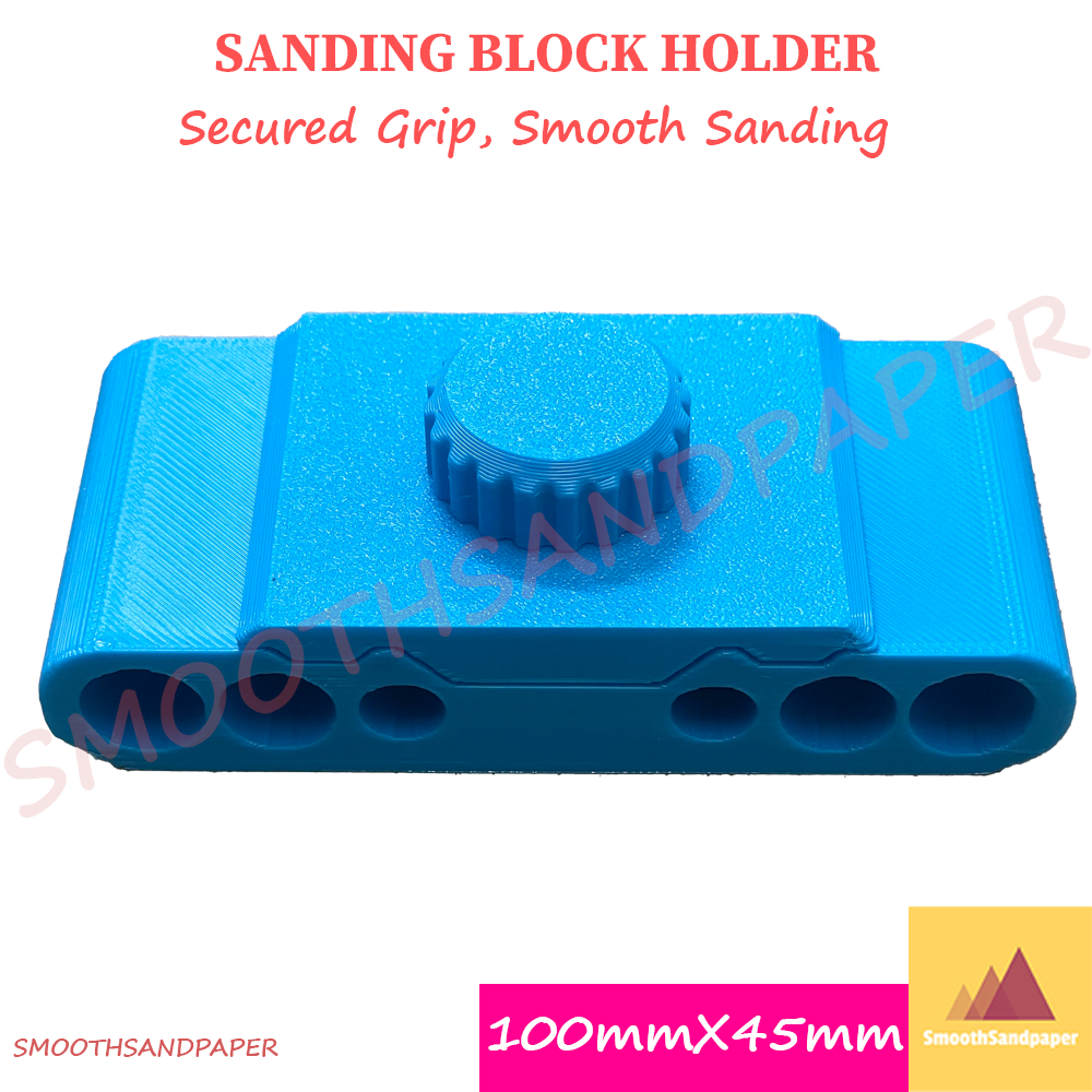 Sanding Block Holder Sandpaper Tools | Holder Blok Penggosok Papan Penggosok Alat Sudut | 砂纸打磨器 image 2
