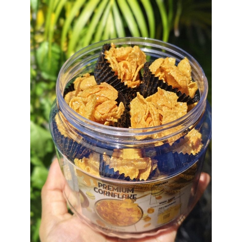 Cornflake Madu Premium 1 Balang RM15 Sahaja / Honey Cornflakes / Premium Honey Cornflakes / Biskut Raya
