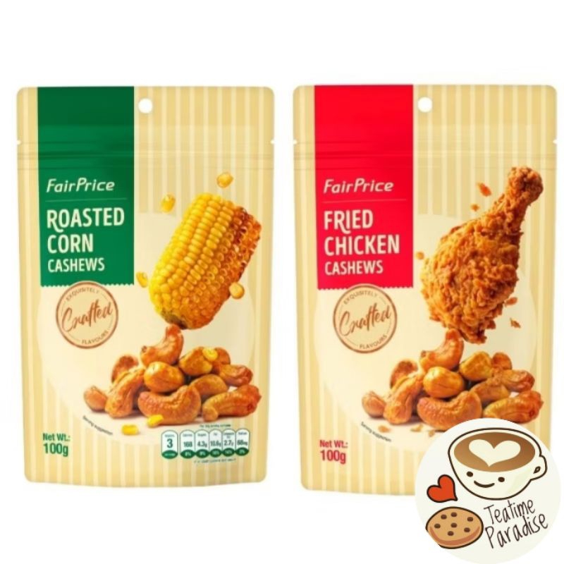 FairPrice Cashews 100g (Roasted Corn/Fried Chicken)