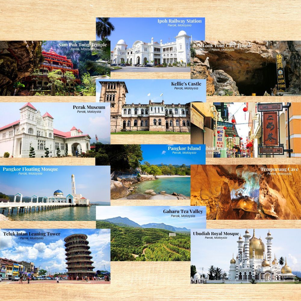 Malaysia Perak Gift Souvenir Fridge Magnet Door Gift Food Culture Festivities 10 cm x 5 cm