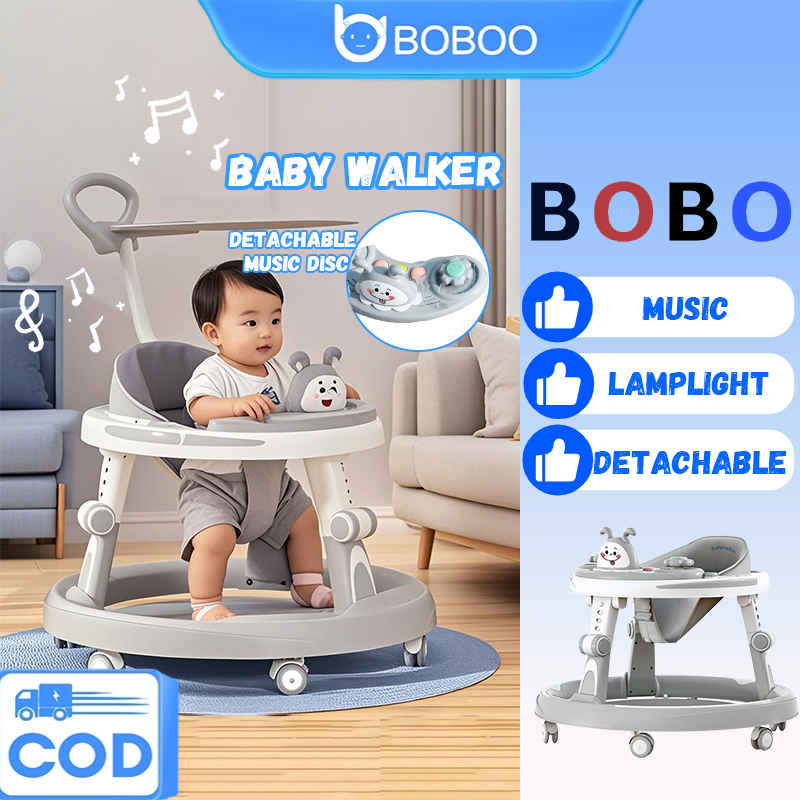 Baby Walker murah  Anti-O-Leg Adjustable Baby Walker With Toys Learning Walker Music baby