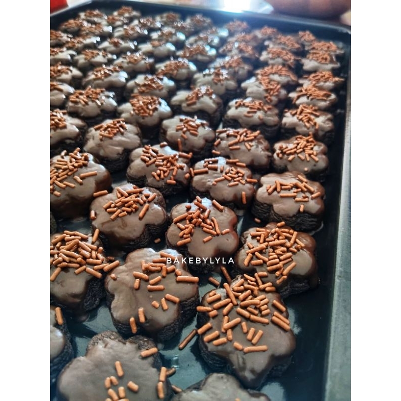 Biskut Rich Chocolate Rice Cookies Kuih Raya Homemade by Lyla