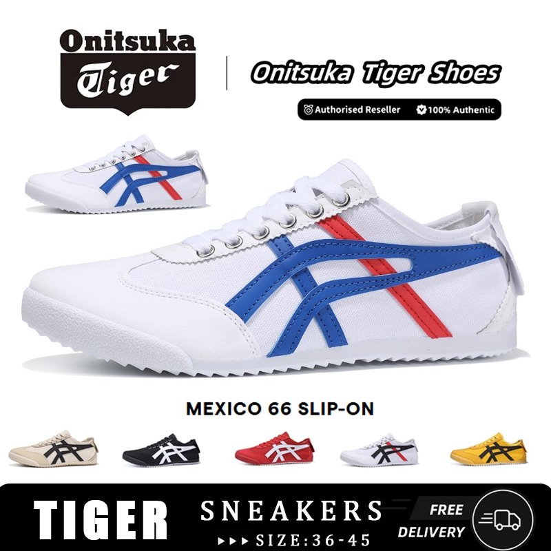 Tiger MEXICO Slip-on Casual Unisex Low Top Shoes German Training Sneakers Sports Shoes Breathable