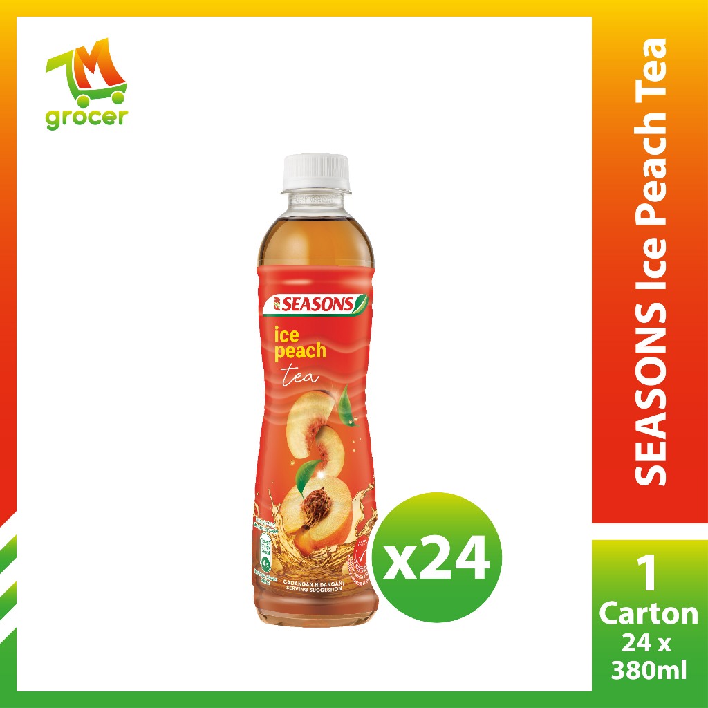 SEASONS Teh Pic Ais 380ML X 24 [Penghantaran Hanya ke KL & Selangor]