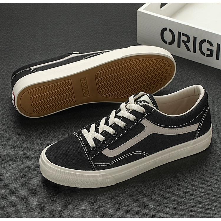 FKNF SK8-LOW PRO Black and White Classic Side Checkerboard Low-cut Vulcanized Canvas Sneakers TX1K