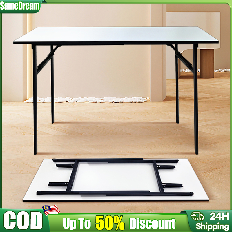 Meja Lipat Folding Table Meja Murah No Need Assemble Table Office Outdoor Home Desk Meja Belajar 桌子