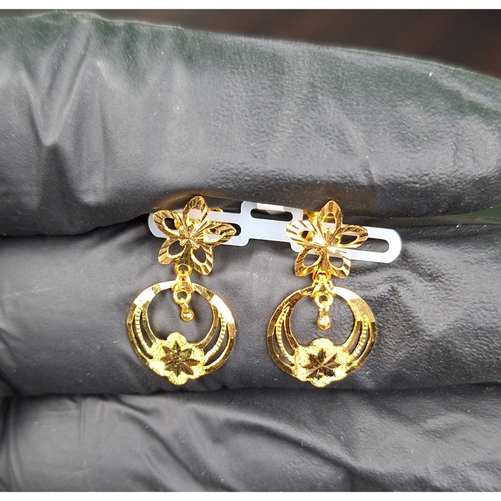2.42 GM-916 GOLD THODU-916 SUBANG-916 INDIAN EARRING-916 EARRING-916 STUD EARRING-916 SUBANG EMAS-916 GOLD-916 THODU