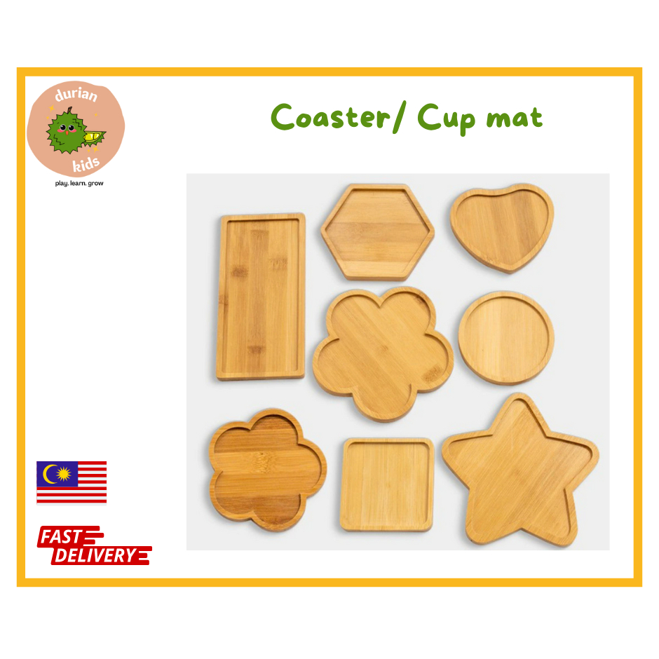 DIY Buluh Lapik Cawan Bamboo Coaster Cup mat/ DIY Cup mat teacup holders