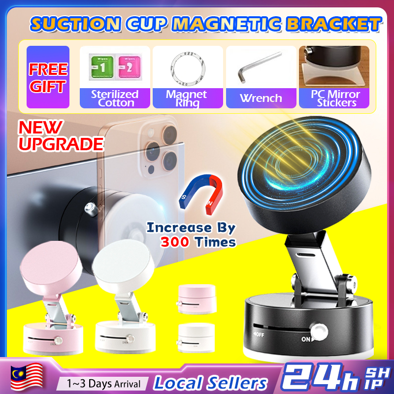Magnetic Phone Holder 360° Rotation Car Mount Mobile Phone Holder Magnetic Suction Navigation Bracket For Car Home磁吸手机支架