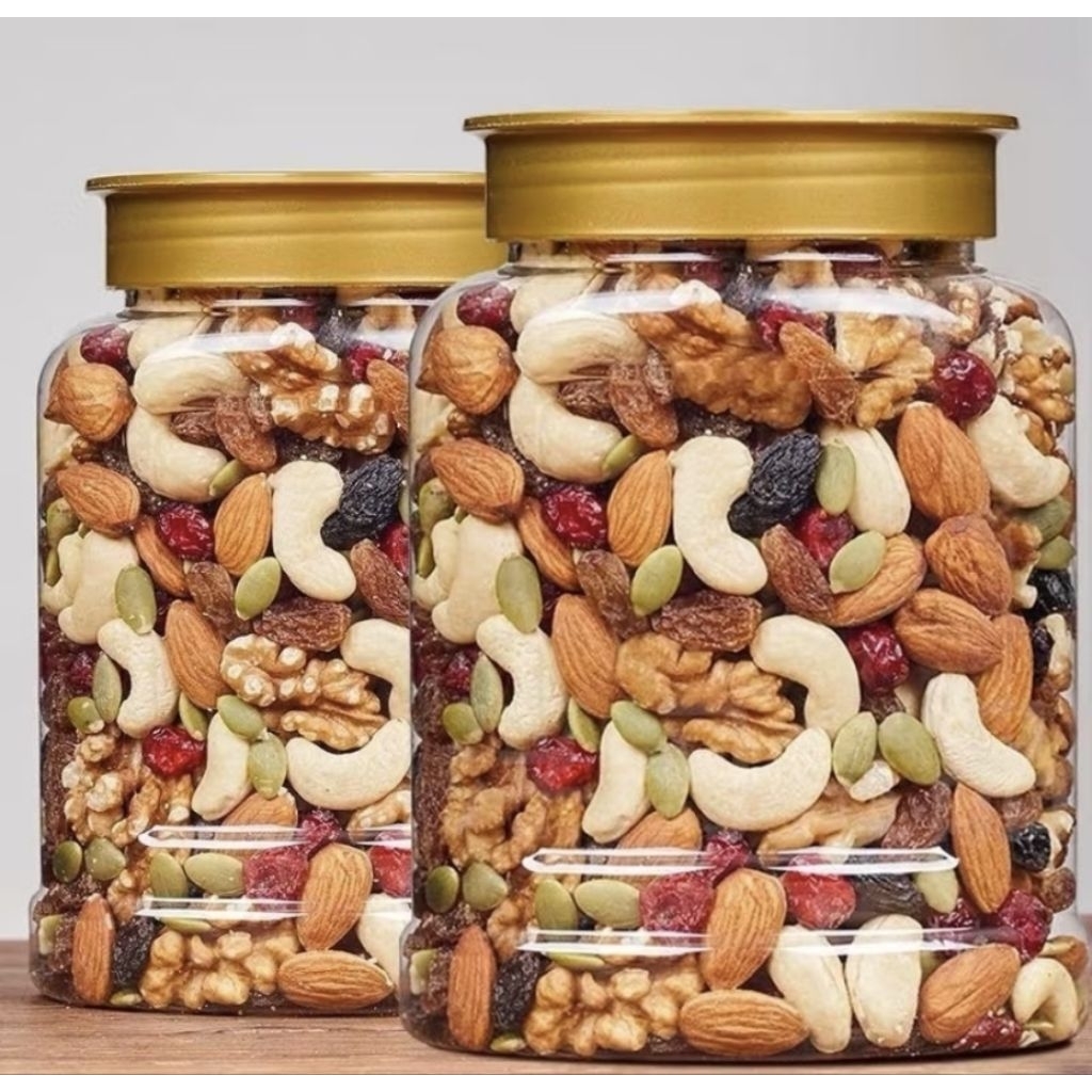 Daily Raw Nut Mix - 250gm/500gm//1Kg bottle - Malaysia Ready stock Good Quality Premium Imported Weight includes bottel