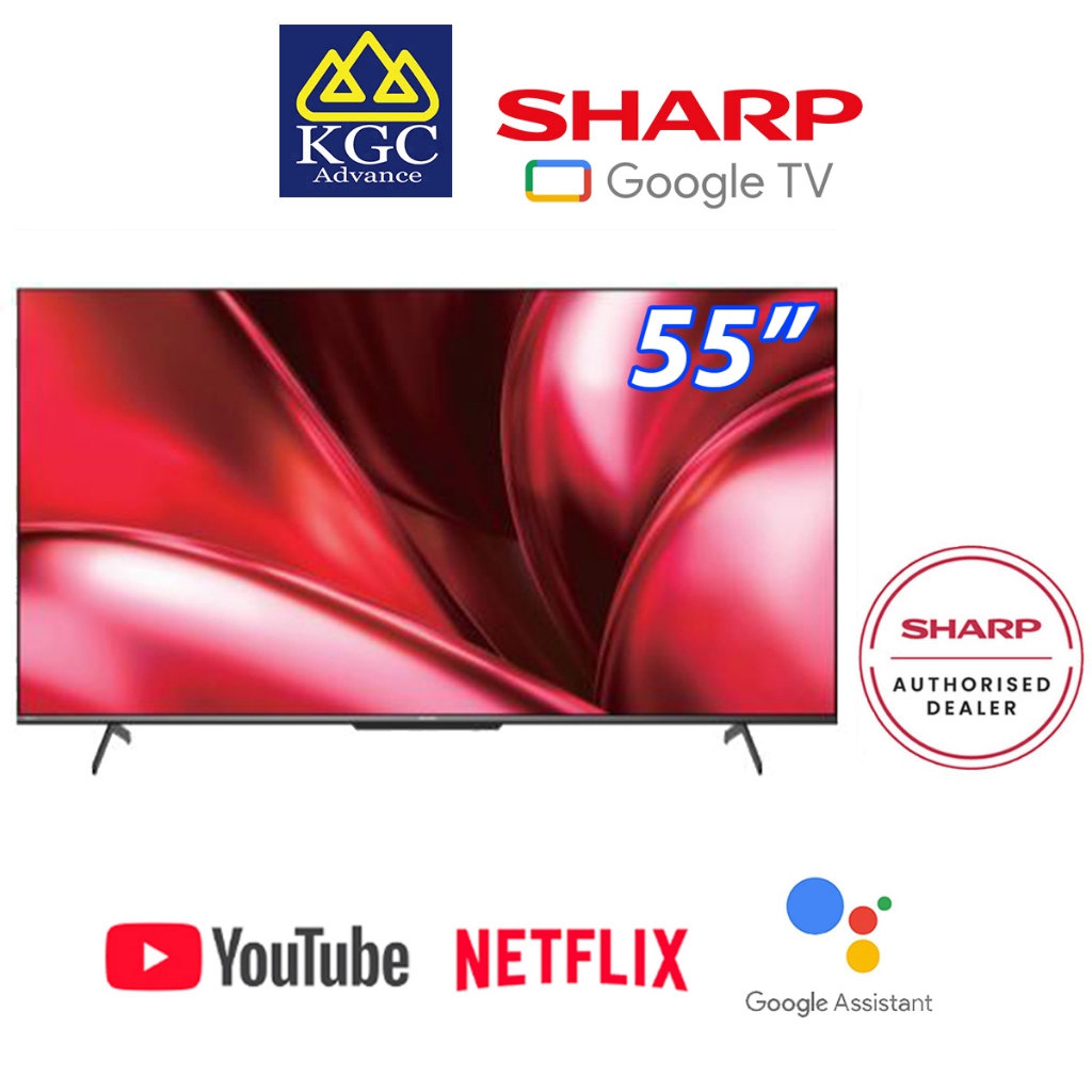 Sharp 55" / 65" / 75" AQUOS TRU 120Hz 4K UHD Google TV 4TC55GN7000X / 4TC65GN7000X / 4TC75GN7000X