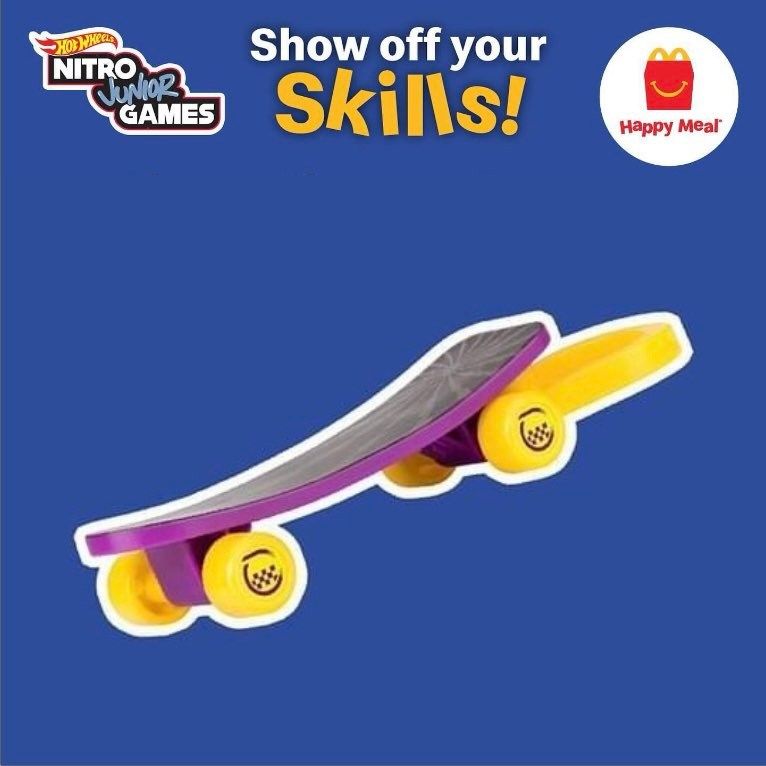 Mcdonald's Happy Meal Toys Nitro Junior Game Toys (Skateboard B)