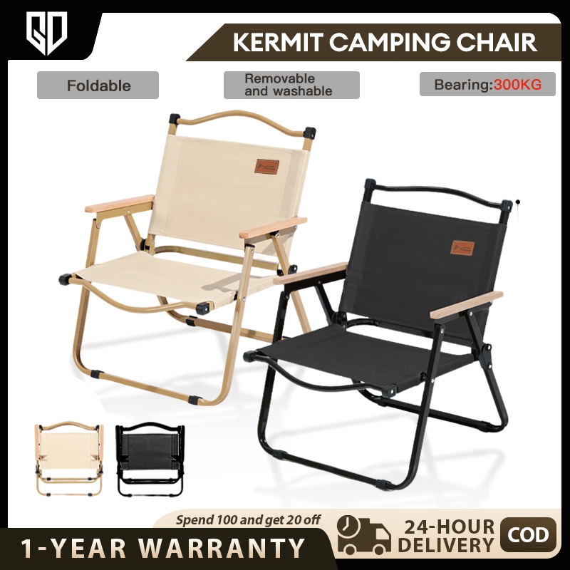 【GD】Kermit Kerusi Healing lipat Camping Chair Foldable chair Heavy Duty Portable Aluminum chair in Outdoor 露營椅子