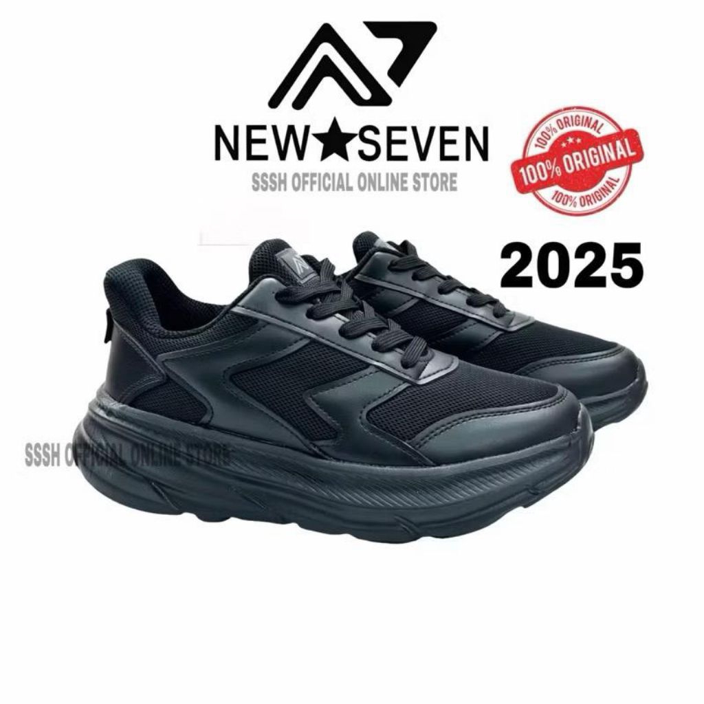 ￼ORIGINAL NEW SEVEN Lightweight 2025 school shoes / sangat ringan Kasut sekolah NEW7-A68