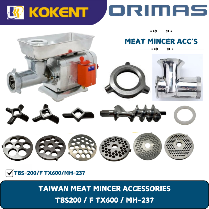 Taiwan Meat Mincer Mesin Hancur Daging TBS200/FTX600/MH237 Accessories