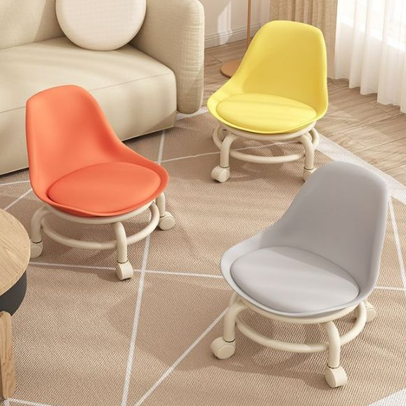 Chair With Wheel Pulley Kindergarten Children Study Learning Kids Chair Kerusi Tadika Taska Kanak Budak