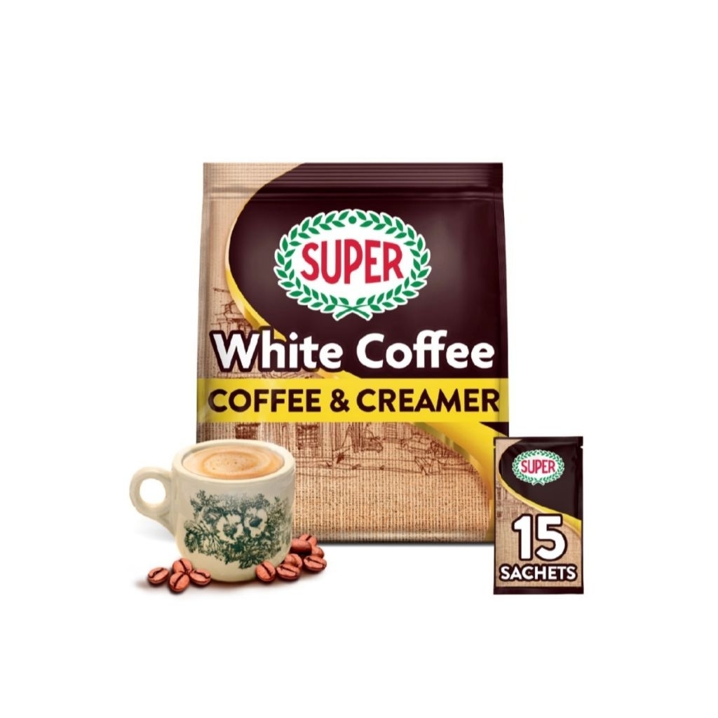Super Charcoal Roasted Heritage White Coffee & Cteamer 2 in 1 (15s x 25g)