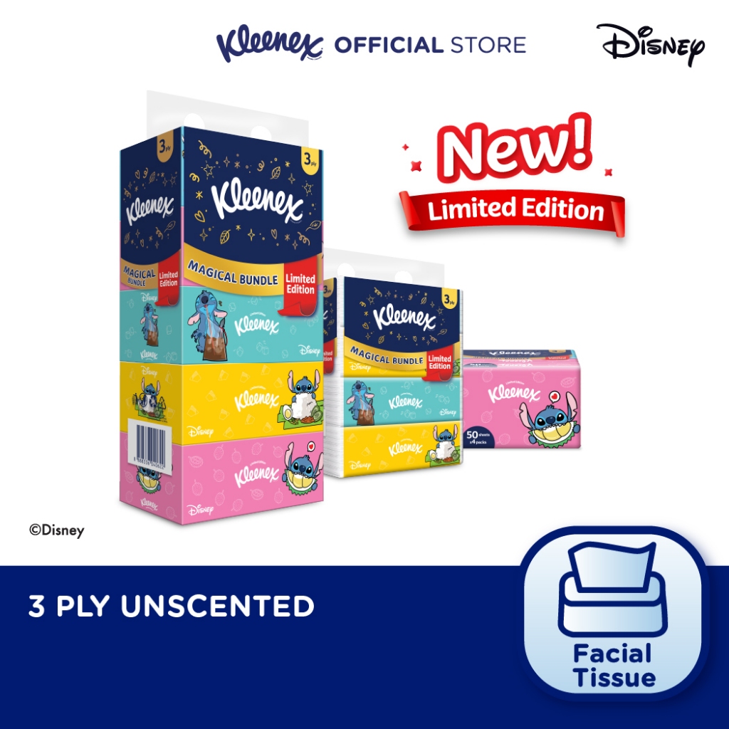 Kleenex Facial Tissue Limited Edition Disney - 3PLY Soft Box