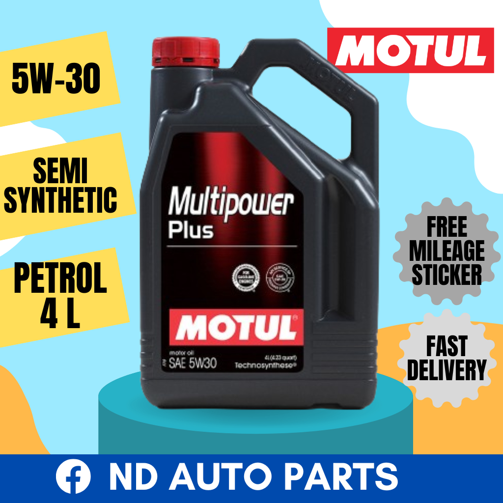 MOTUL Multipower Plus 5W30 4L Technosynthese SP Engine Oil