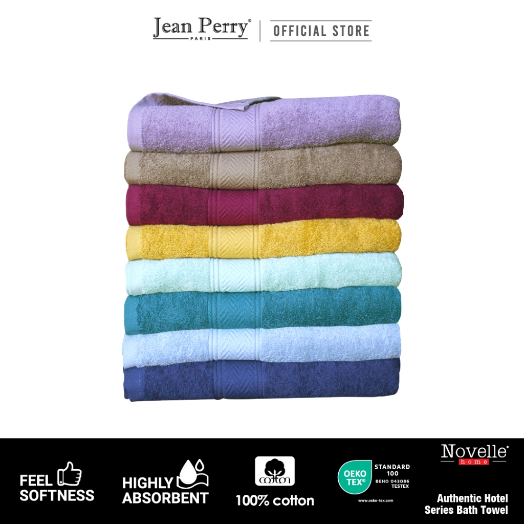 Novelle Authentic Hotel Series Bath Towel 25" x 50" - 100% Cotton [RECOMMENDED BEST FOR TRAVEL USE]