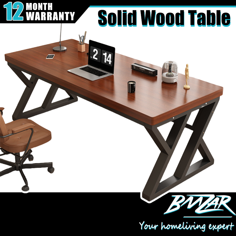 𝐁𝐌𝐙𝐀𝐑 𝙄𝙣 𝙎𝙩𝙤𝙘𝙠 Meja belajar Computer Study Table With Drawer Bookshelf Study Deck Home Office Desk