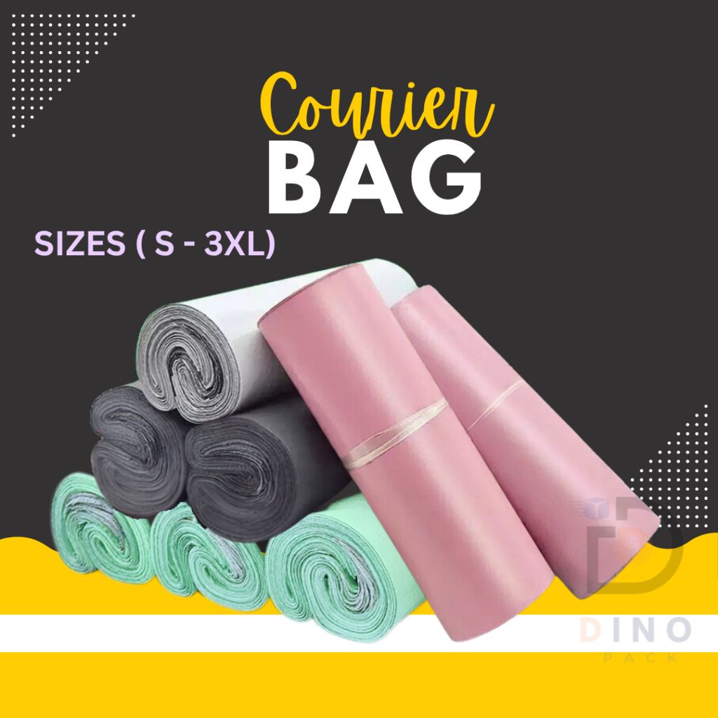 Courier bag no pocket kurier parcel plastic poslaju flyer flyers plastik 快递袋 postage envelope