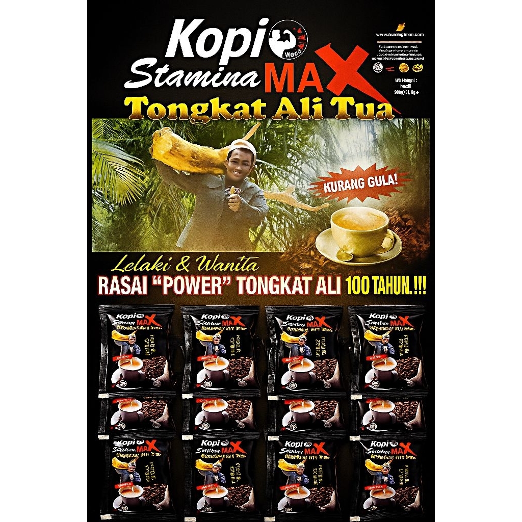 KOPI TONGKAT ALI PAPAN 20sachet