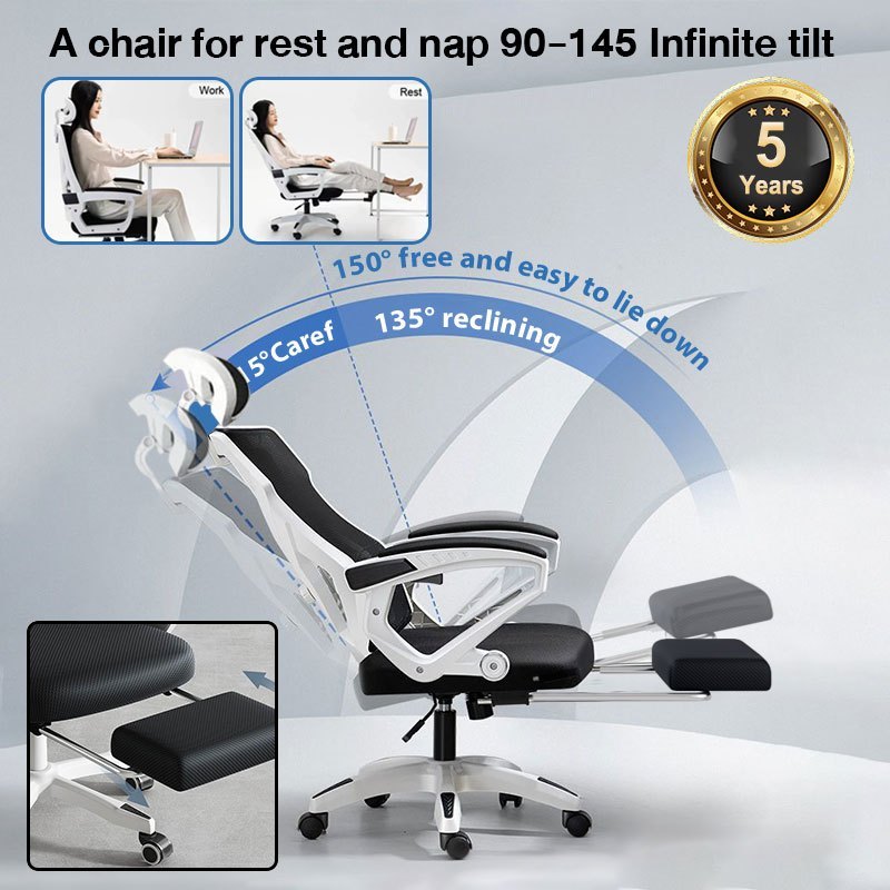 Adjustable Office chair Ergonomics Chair Mesh Office Chair Computer Chair Gaming Chair with Adjustable Armrest 人体工学椅 游戏椅