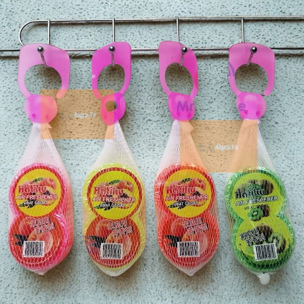 Ubat Gegat Jaring Gantung Hatiku Air Freshener Moth Ball/Deodorizer Fragrant Smell Soap/ Hanging Incense Pills/Bau Wangi